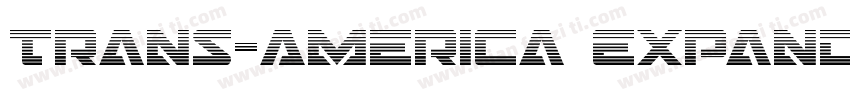 Trans-America Expand字体转换